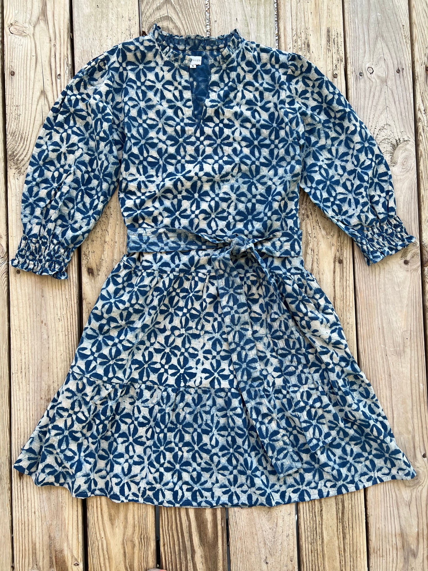 Frances Dress - Pacific Blue