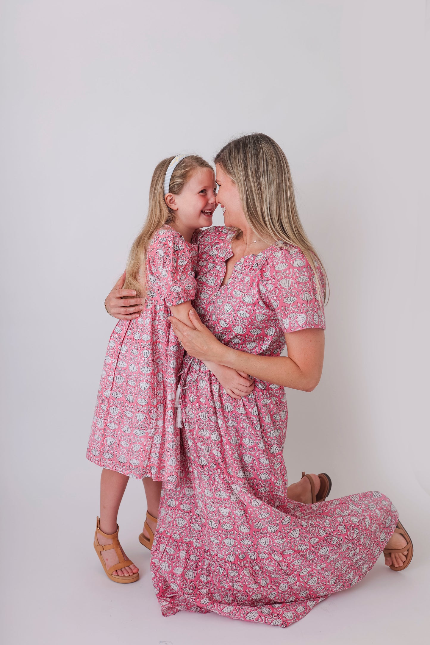 Lauren Dress- Pink Vine