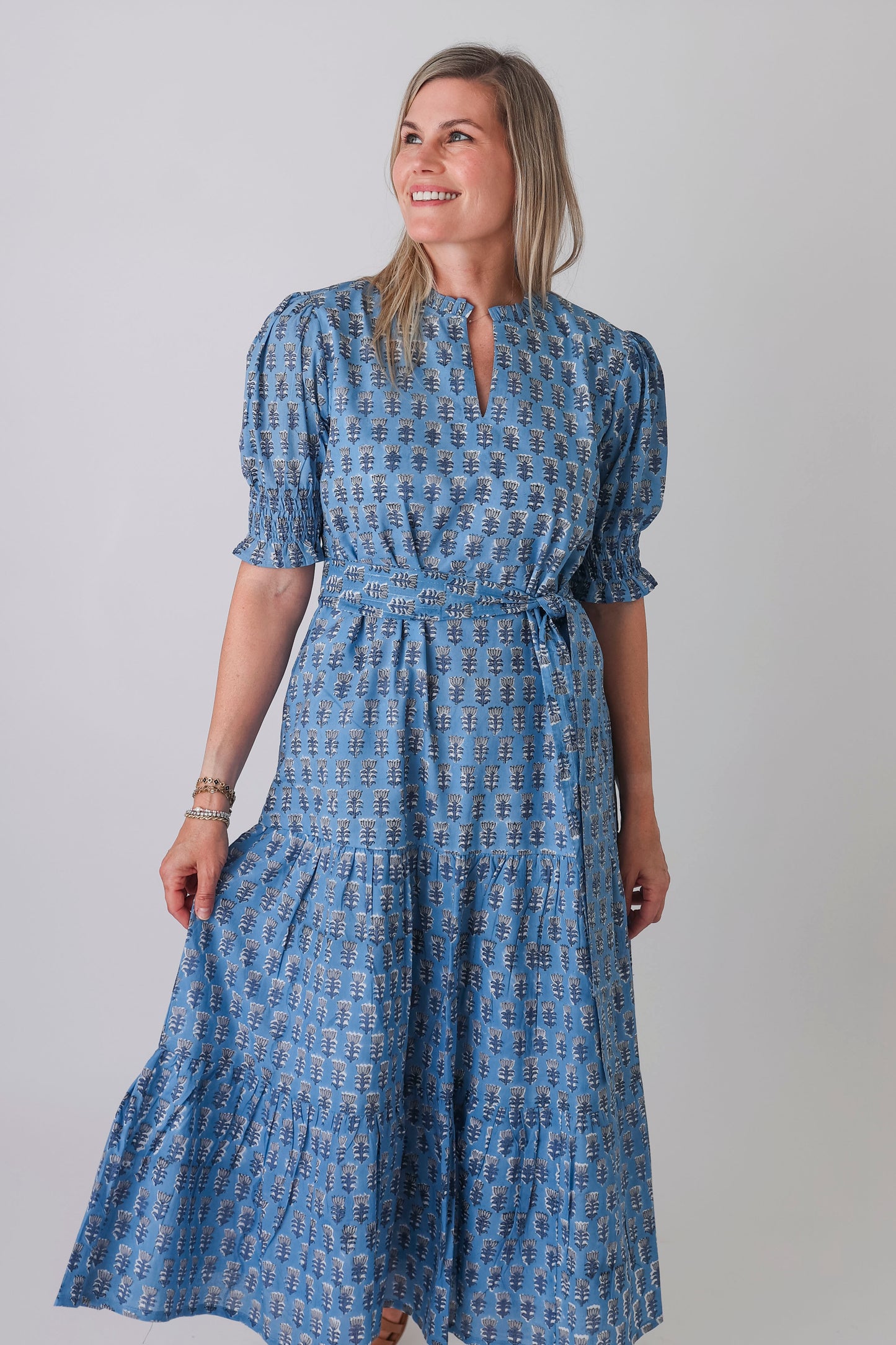 Hampton Dress - Hydrangea Blue