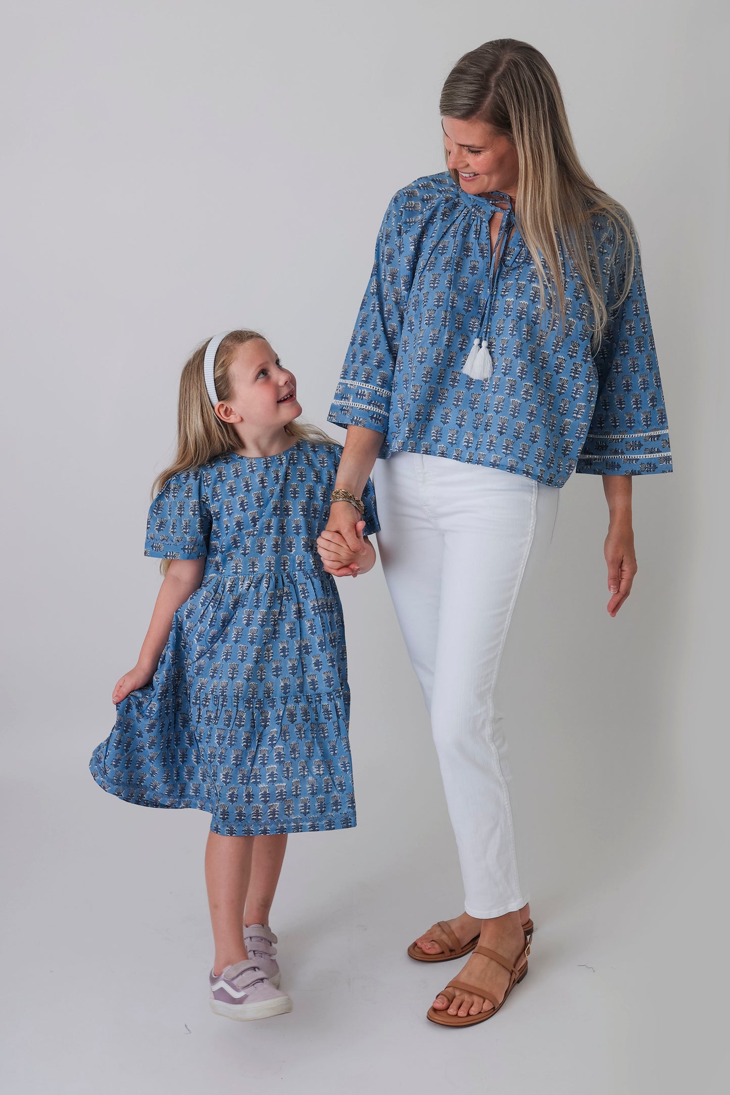 Caroline Dress - Hydrangea