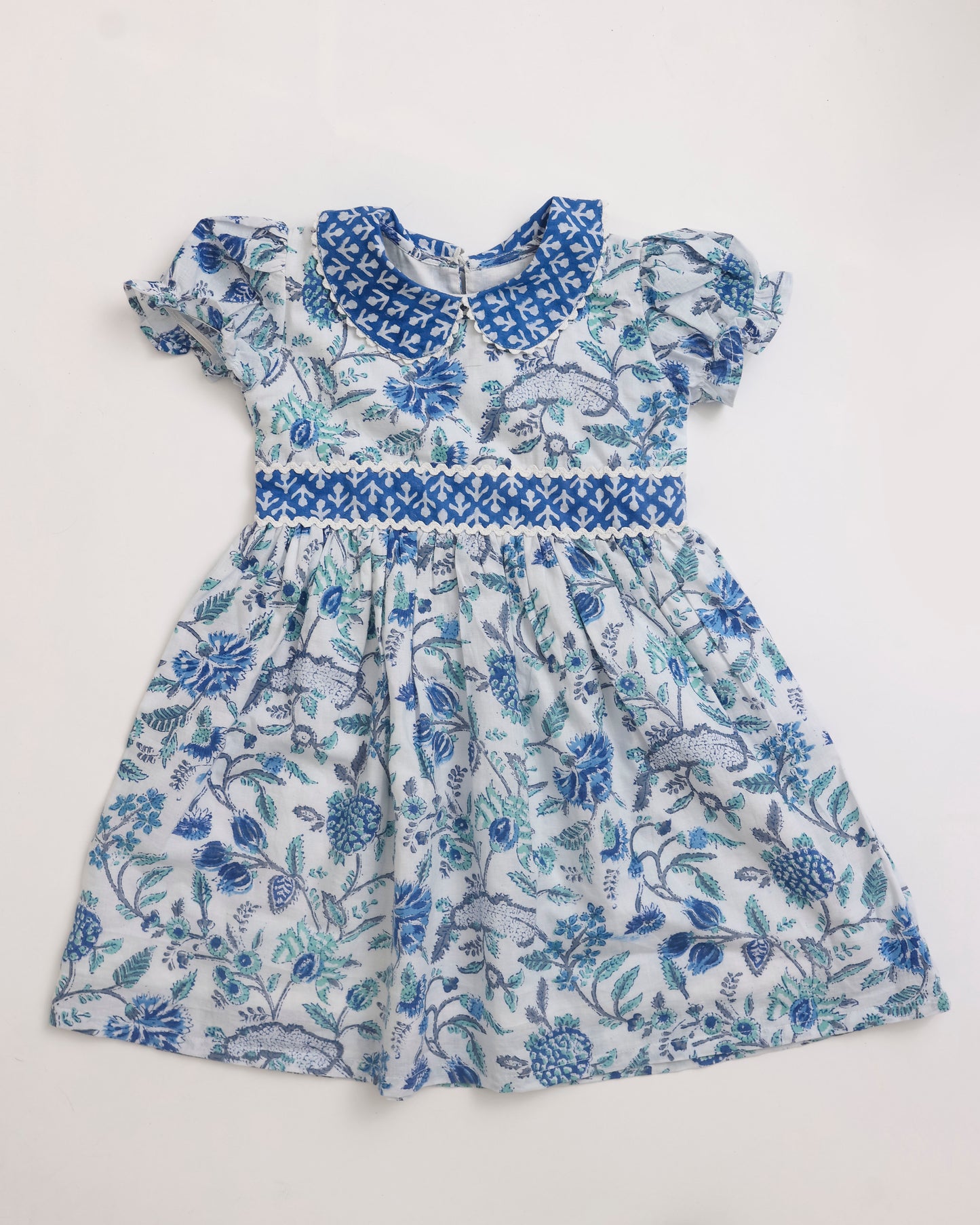 Millie Dress - Santorini Blue