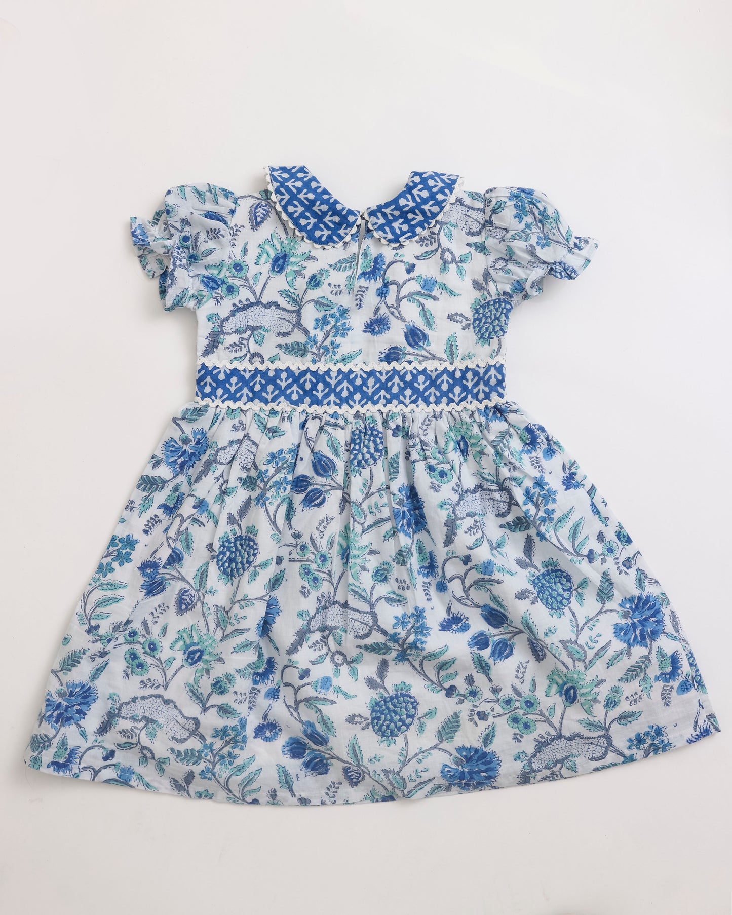 Millie Dress - Santorini Blue