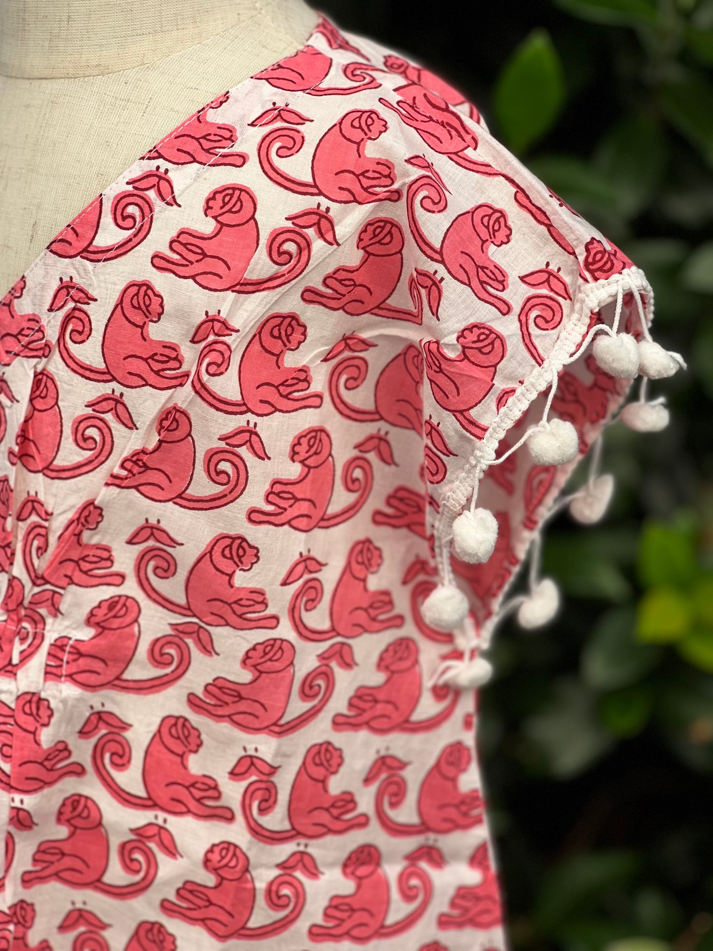 Beach Dress Coverup- Palm Beach Pink