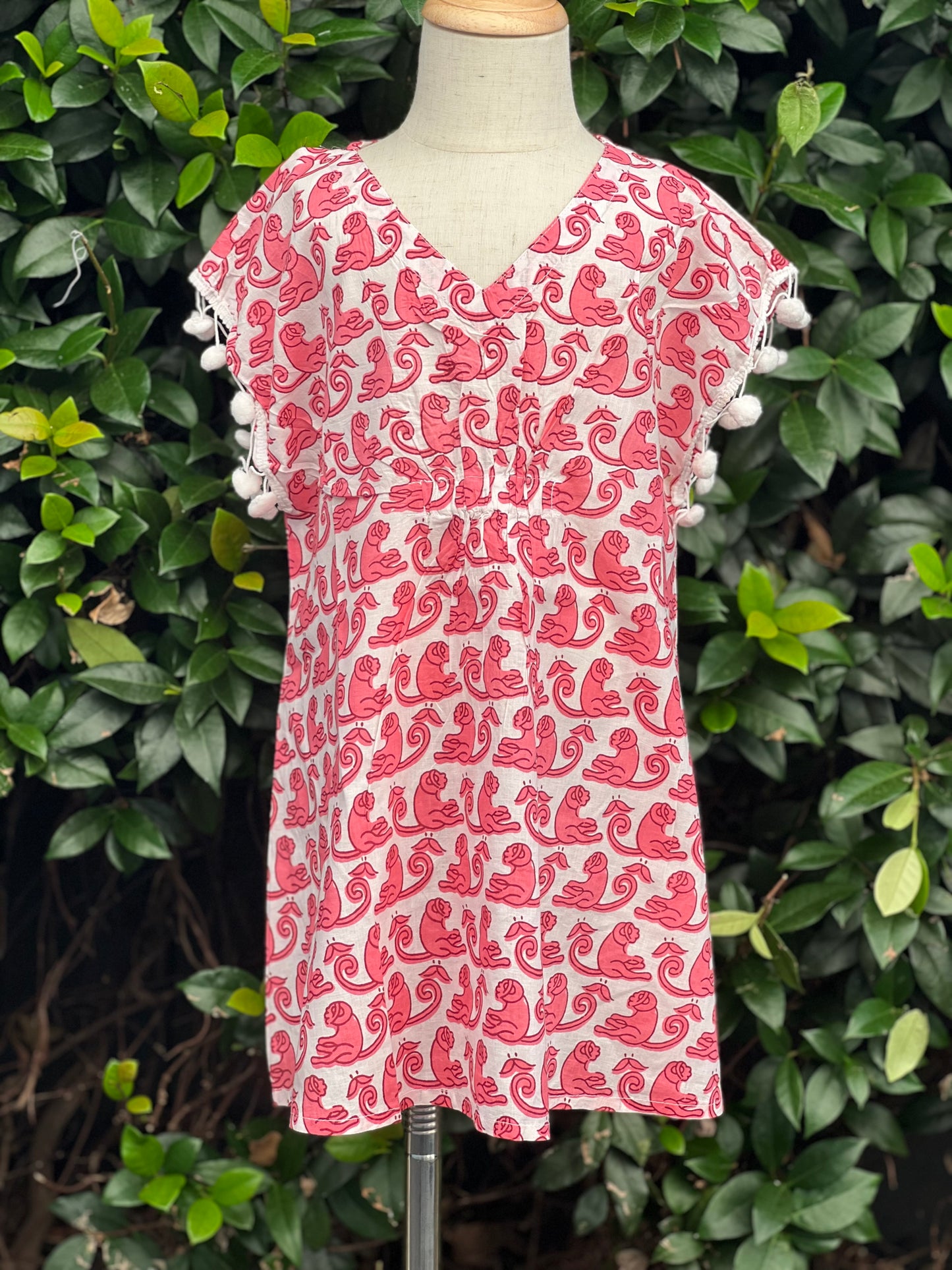 Beach Dress Coverup- Palm Beach Pink