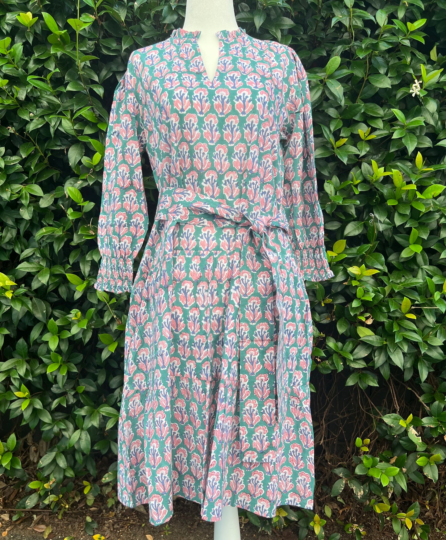 Frances Dress - Emerald