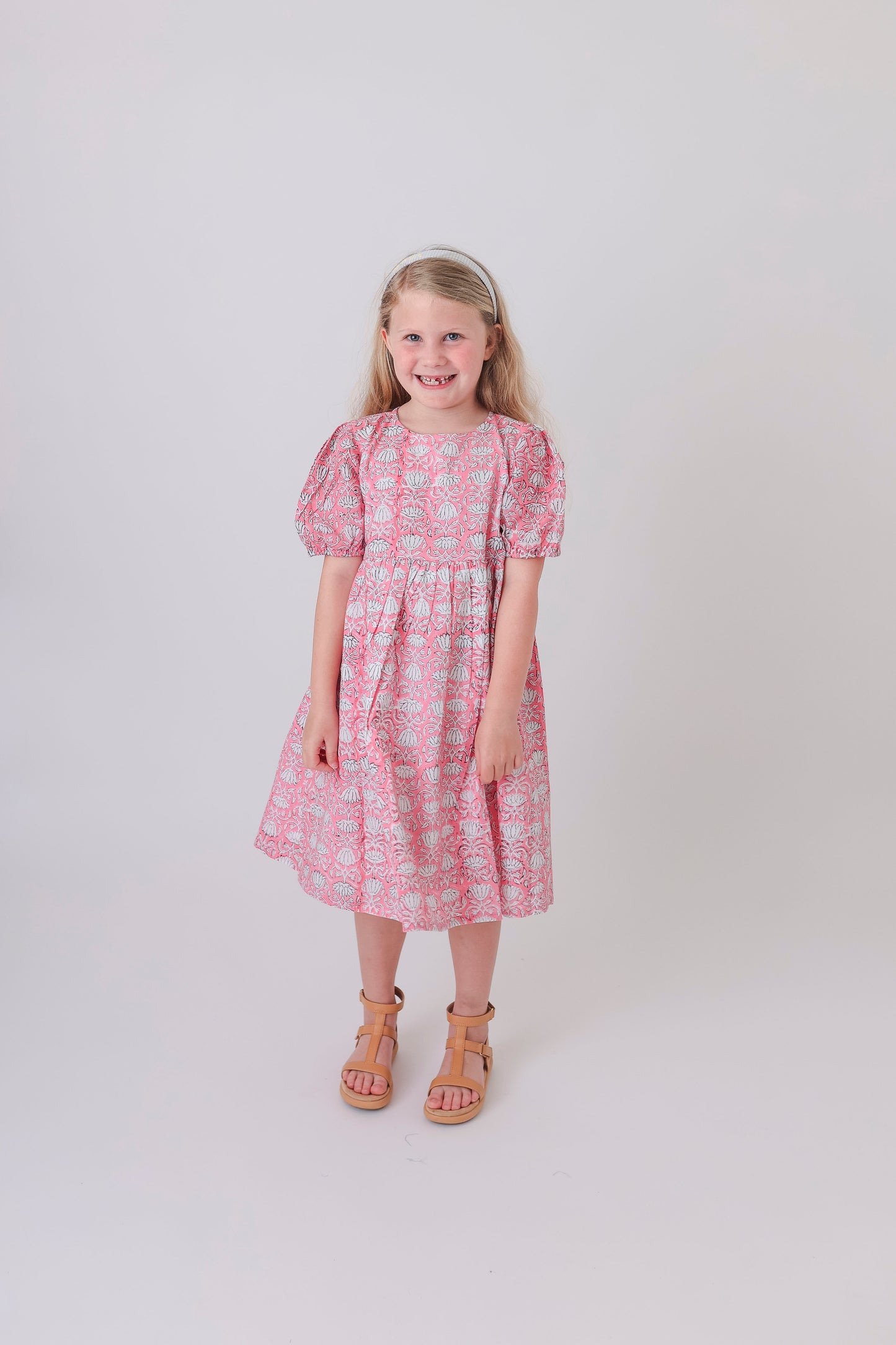 Virginia Dress - Pink Vine
