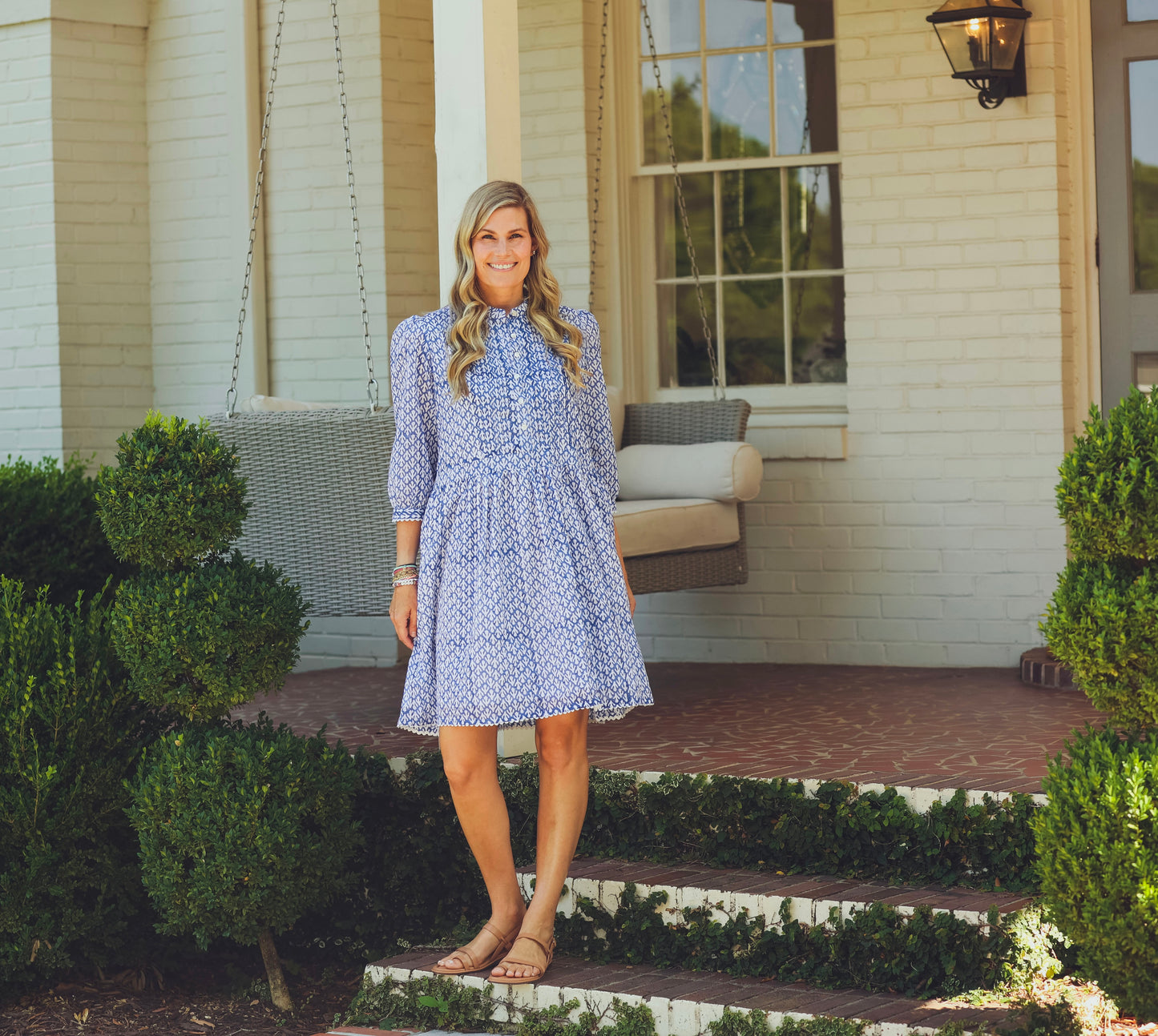 Chatham Dress - Santorini Blue