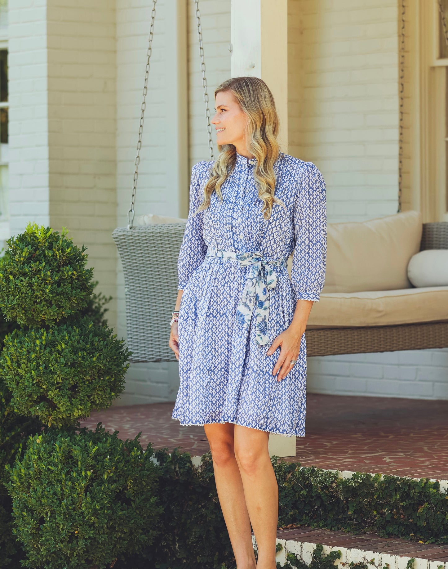 Chatham Dress - Santorini Blue