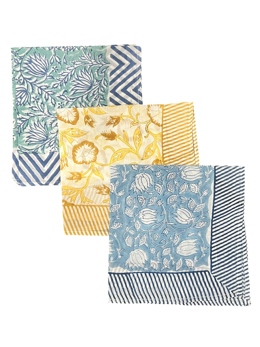 Block Print Bandana Scarf