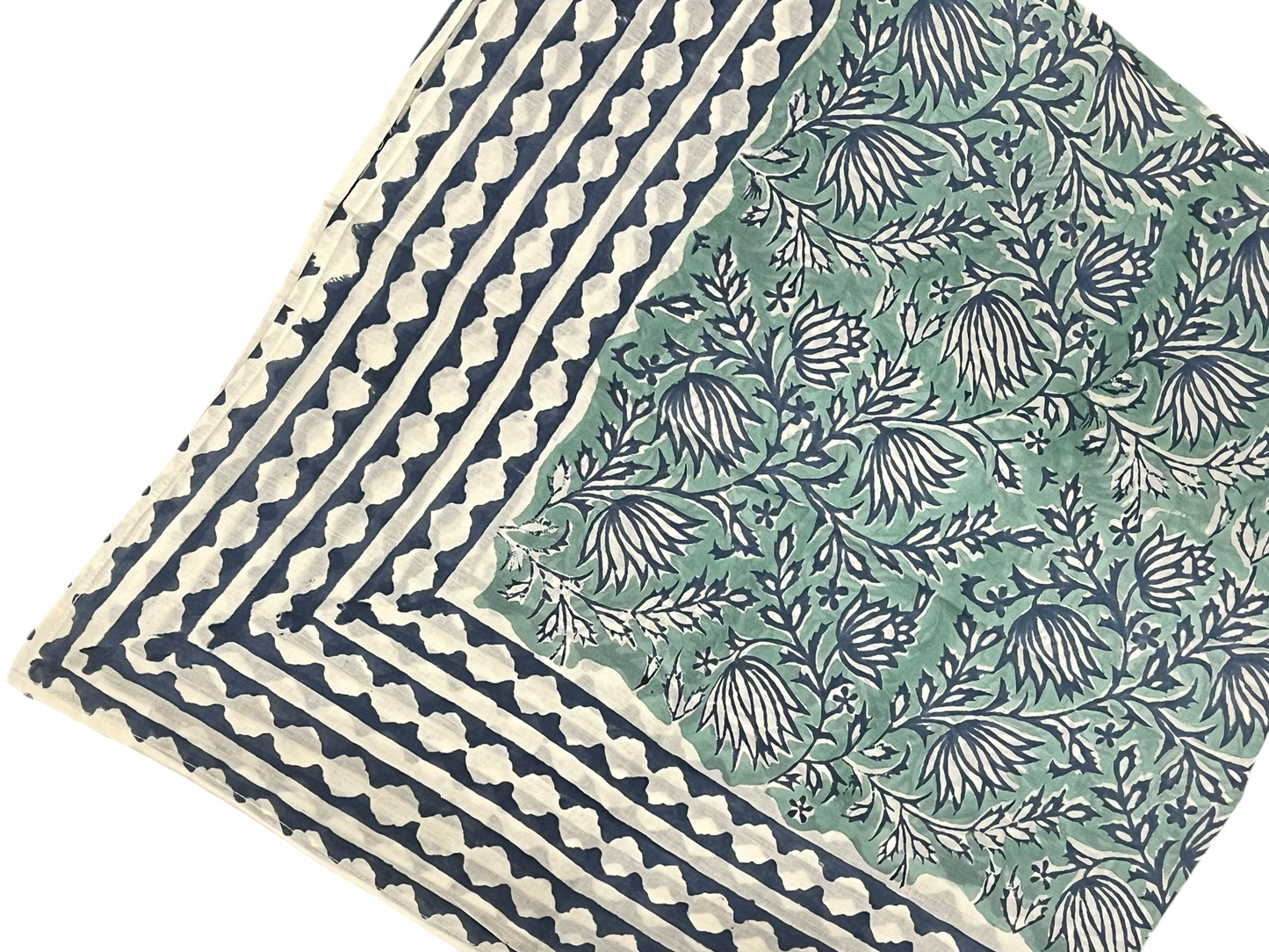 Block Print Large Square Scarf