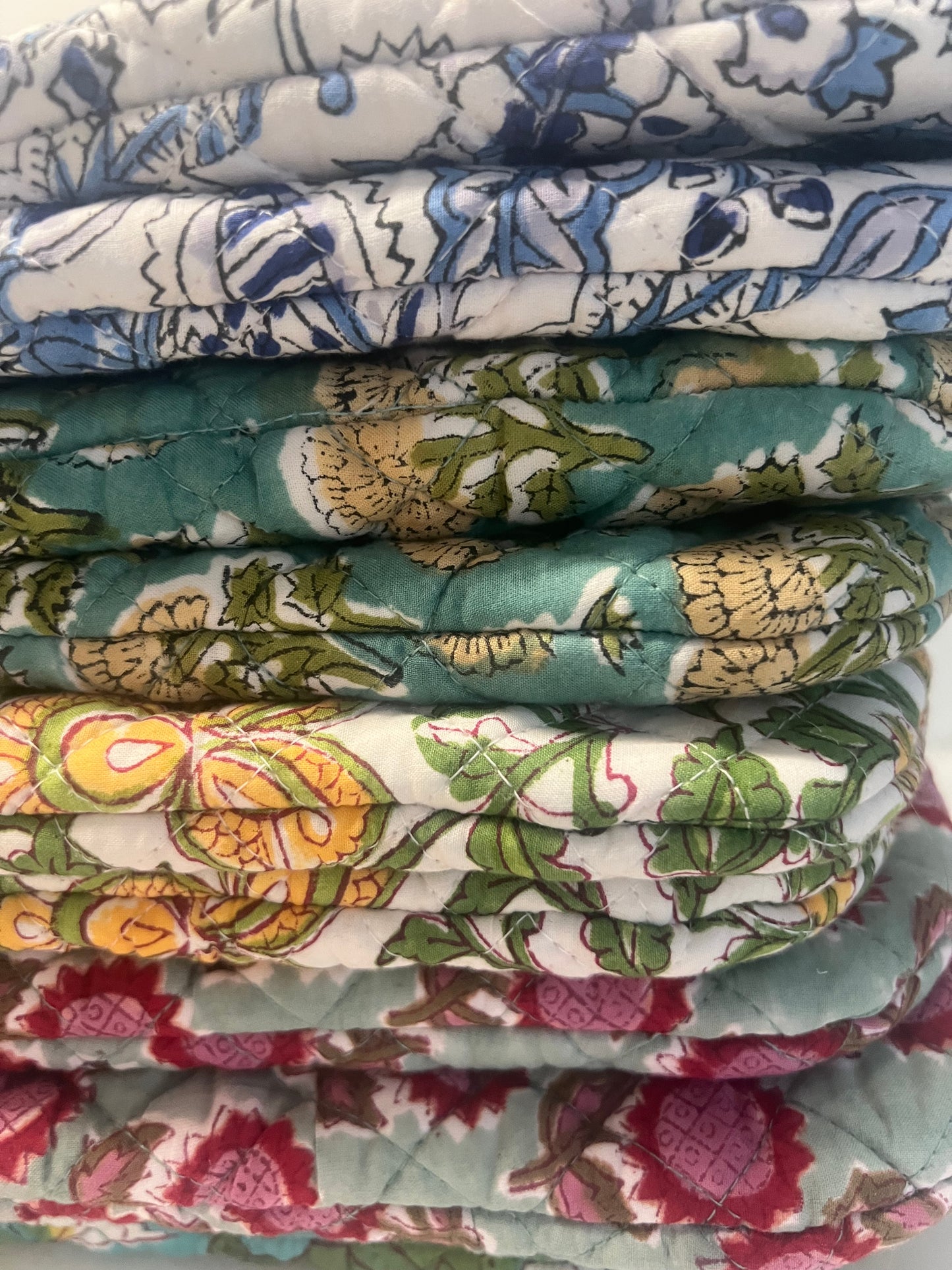 Block Print Oven Mitt Set