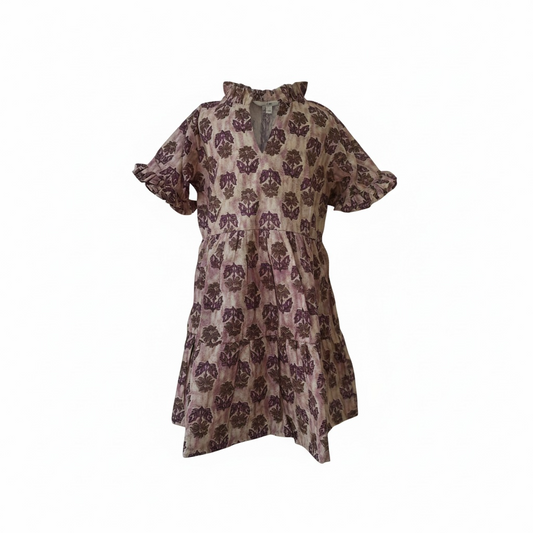 Marie Girls Dress - Lilac Floral