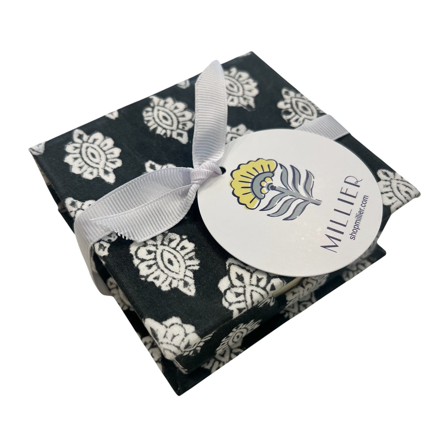 Block Print Notepaper Caddy Box