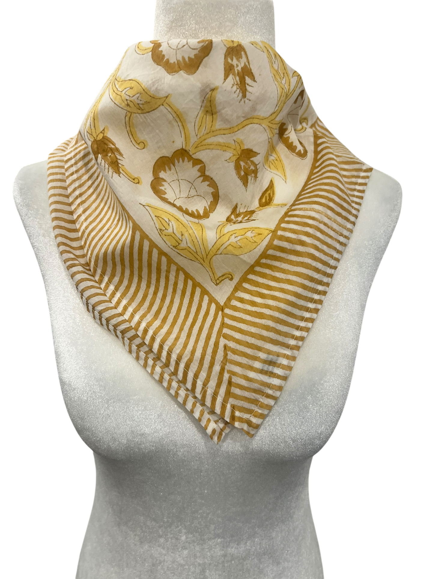 Block Print Bandana Scarf