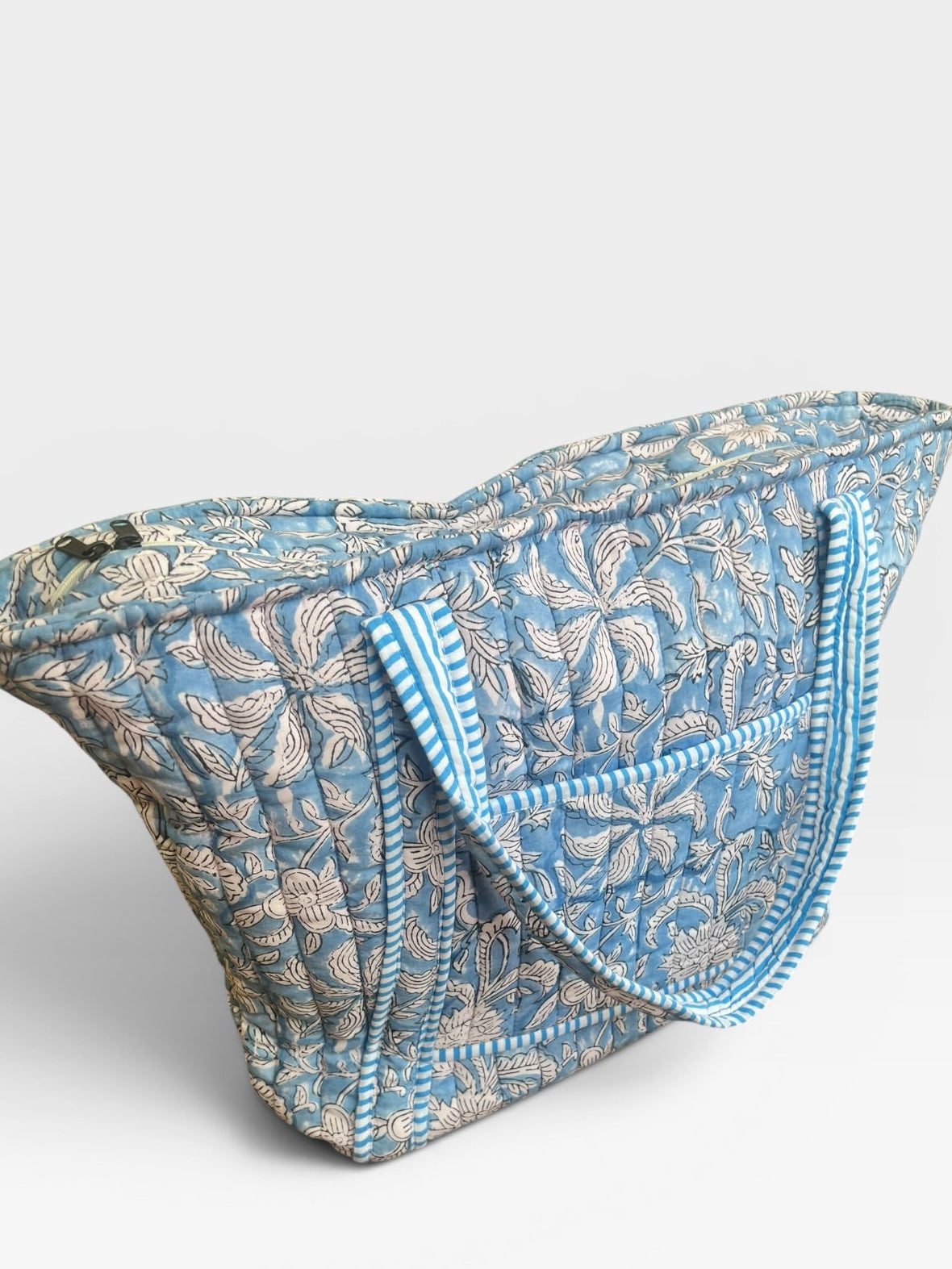 The Go Everywhere Block Print Travel Tote