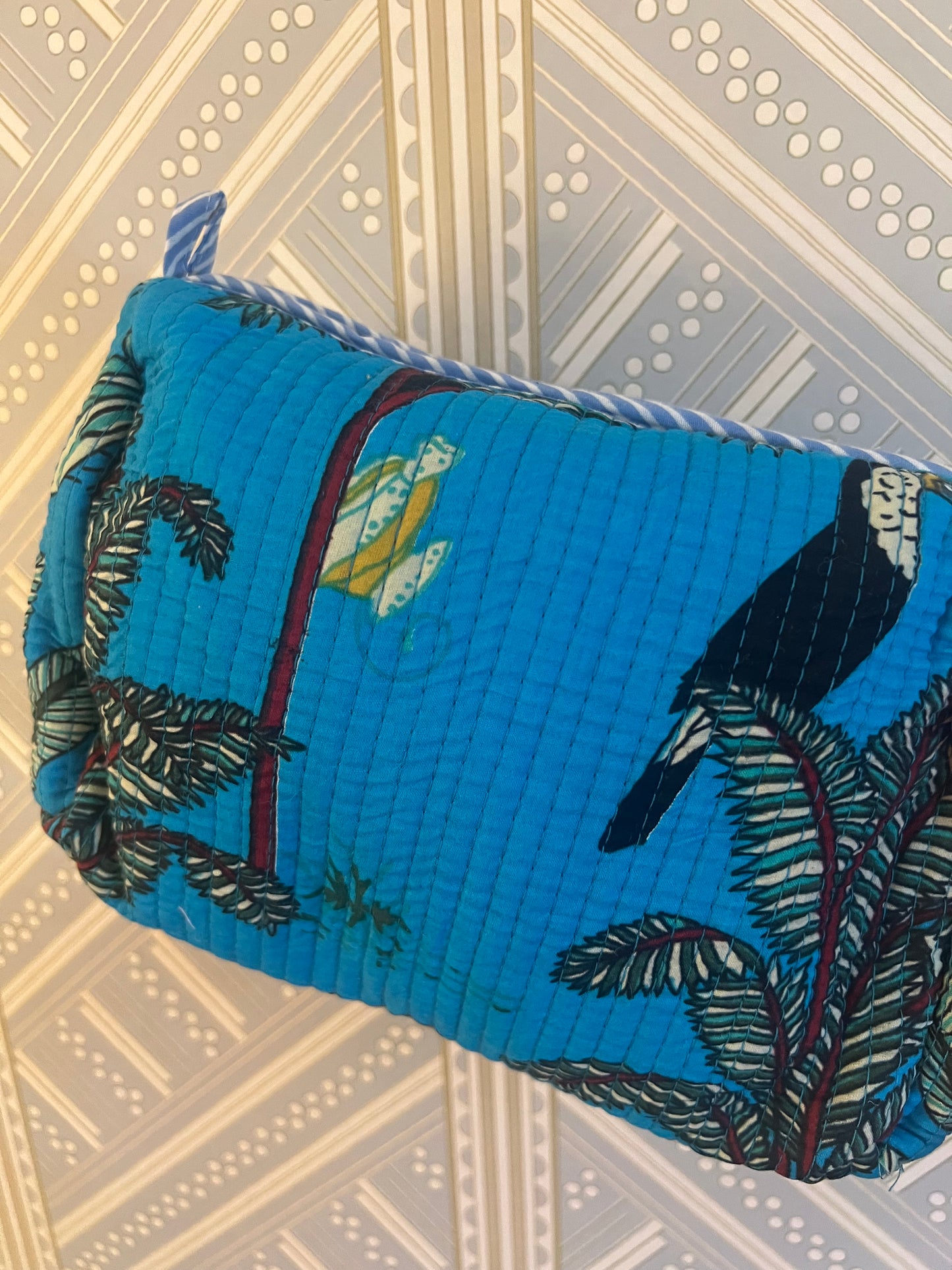 Quilted Accessories Pouches- Set of 3