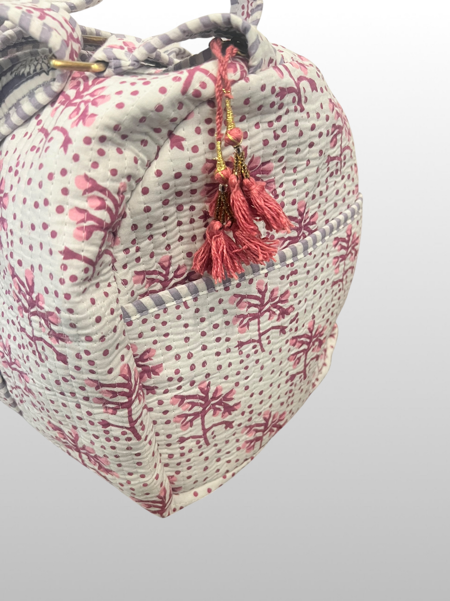 The Block Print Duffel Bag