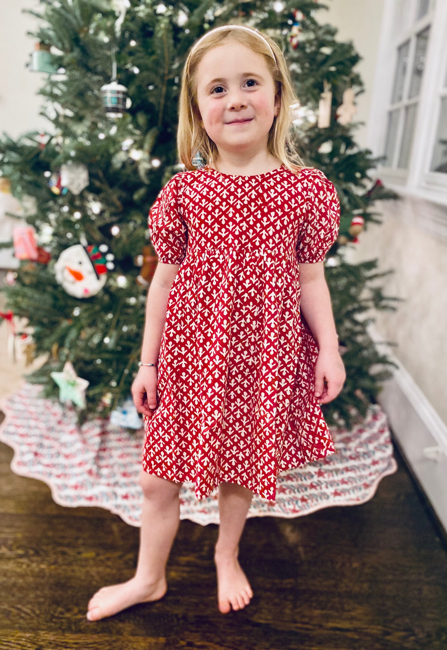 Virginia Dress - Pomegranate