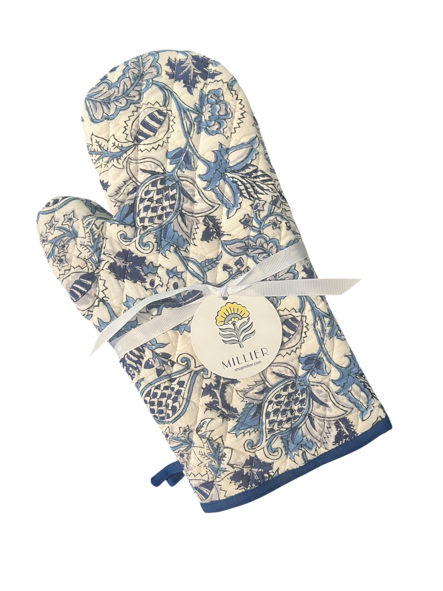 Block Print Oven Mitt Set