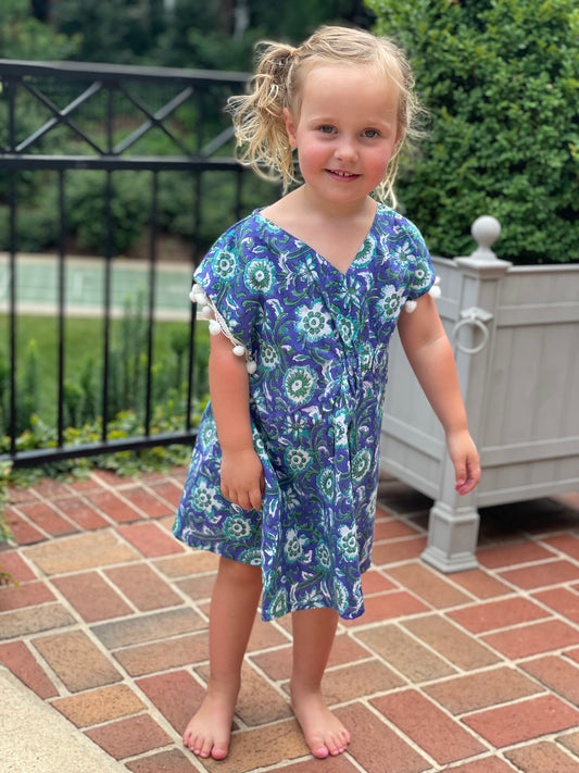 Beach Dress Coverup- Royal