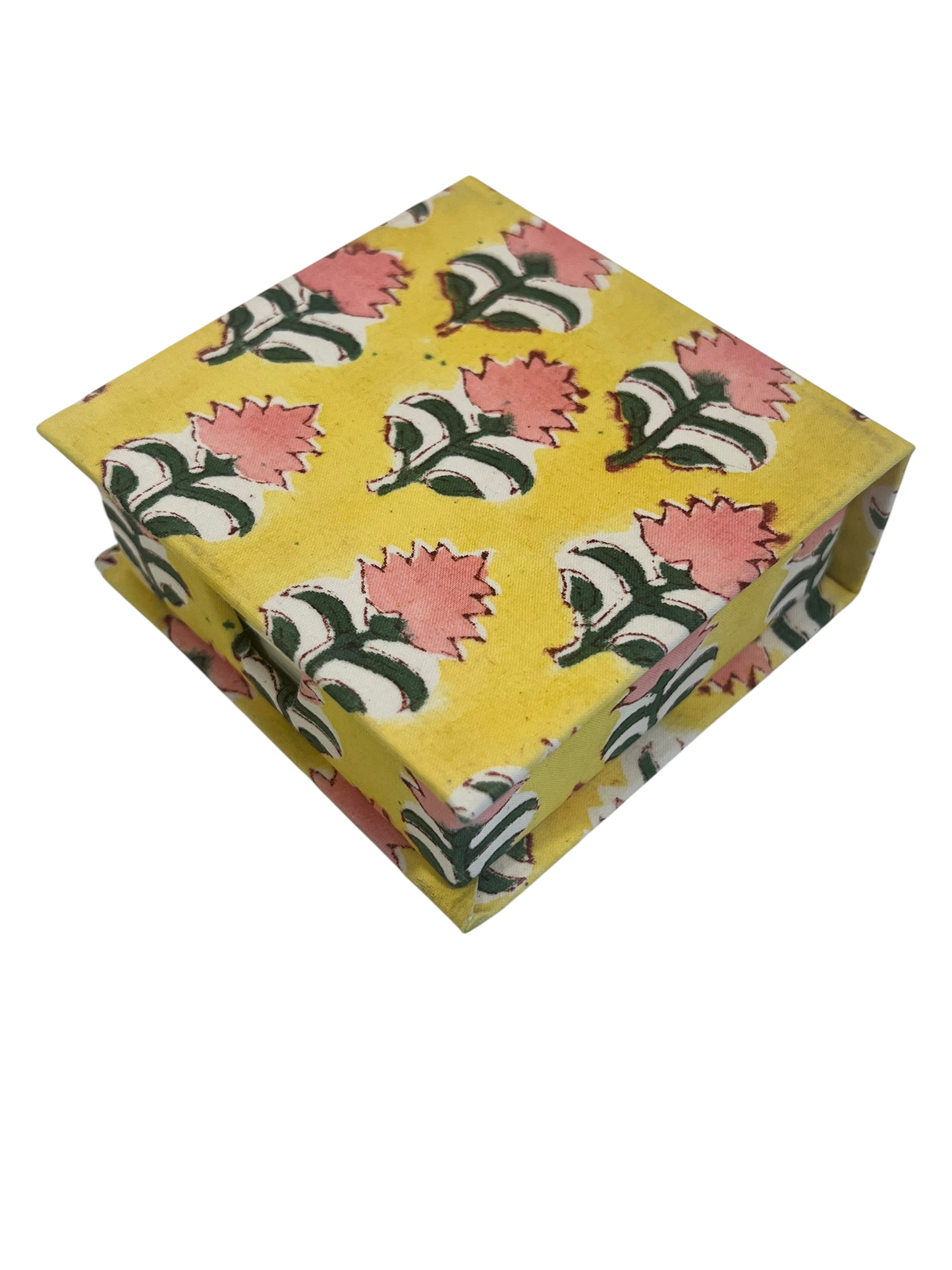 Block Print Notepaper Caddy Box