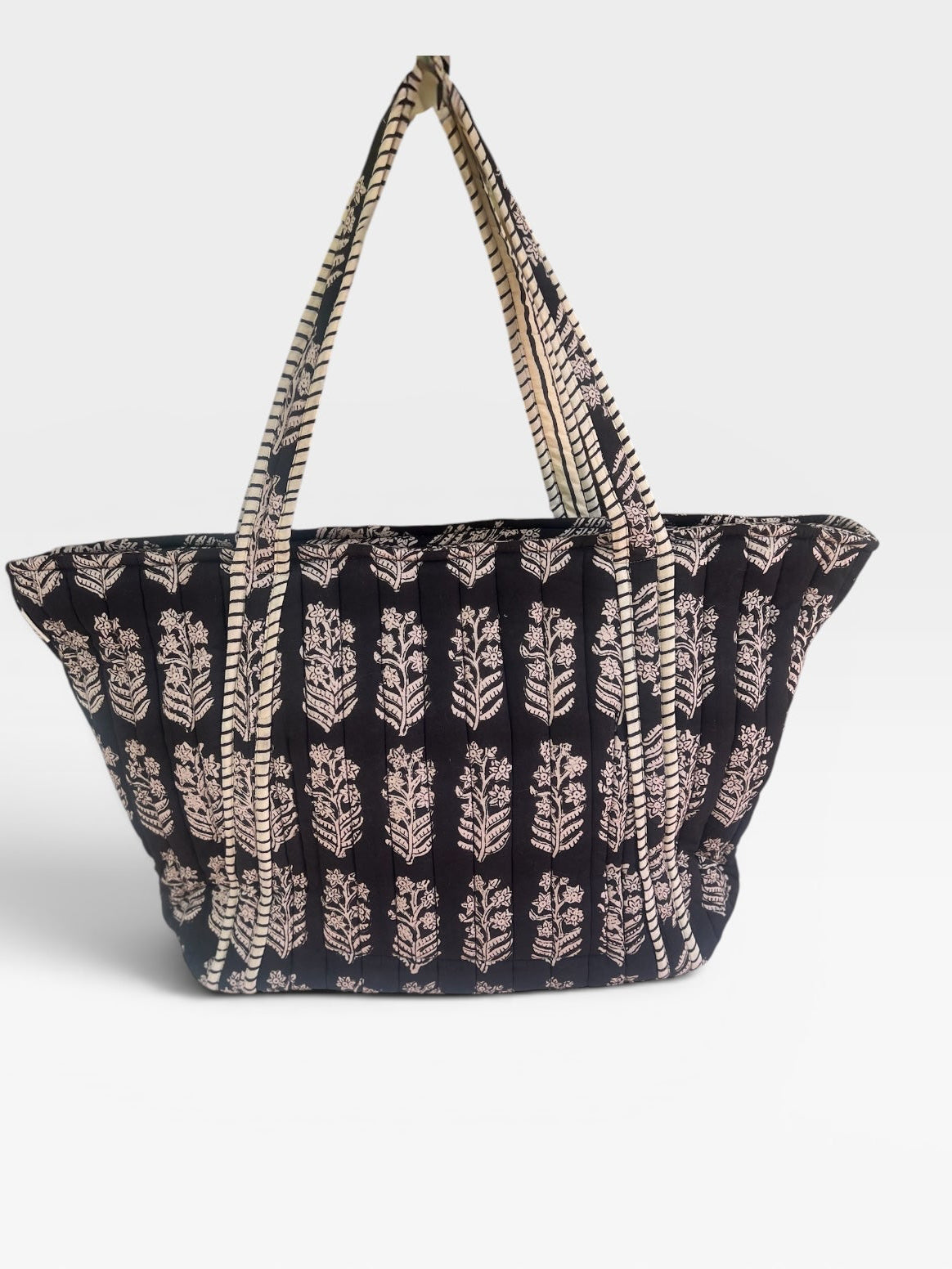 The Go Everywhere Block Print Travel Tote