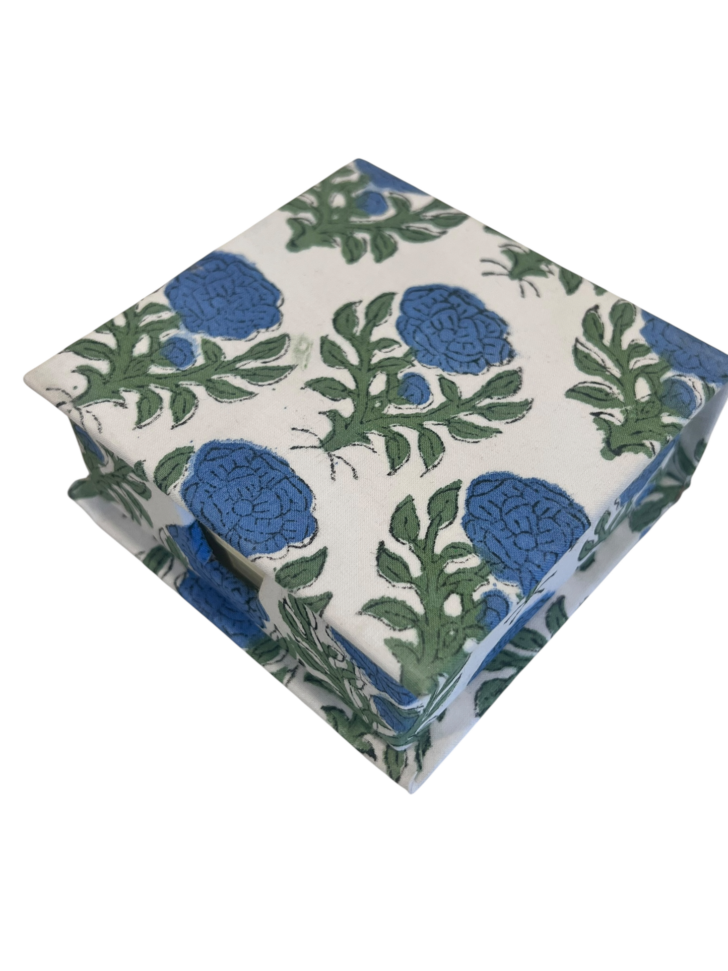 Block Print Notepaper Caddy Box
