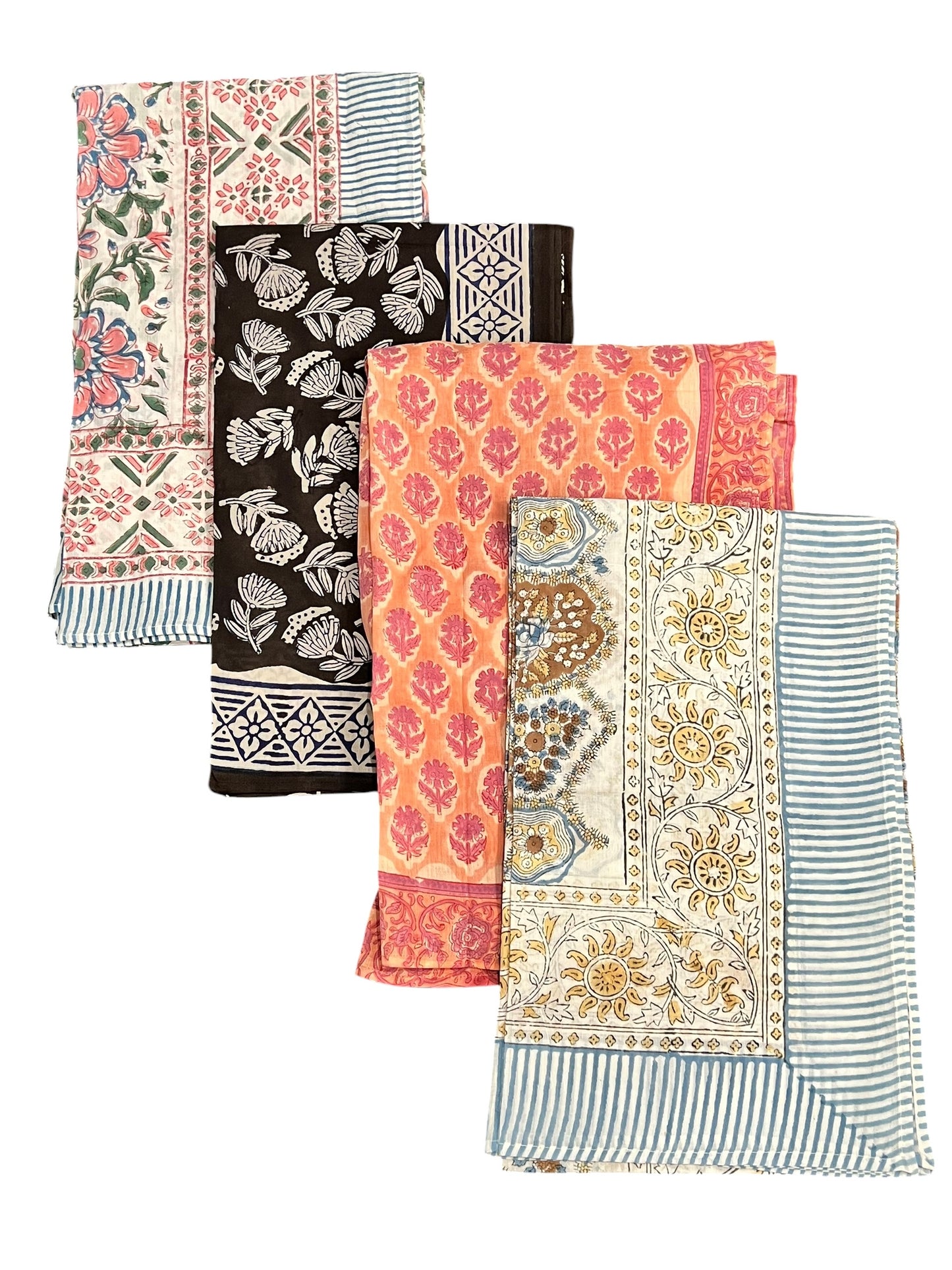 Block Print Pareo Scarves