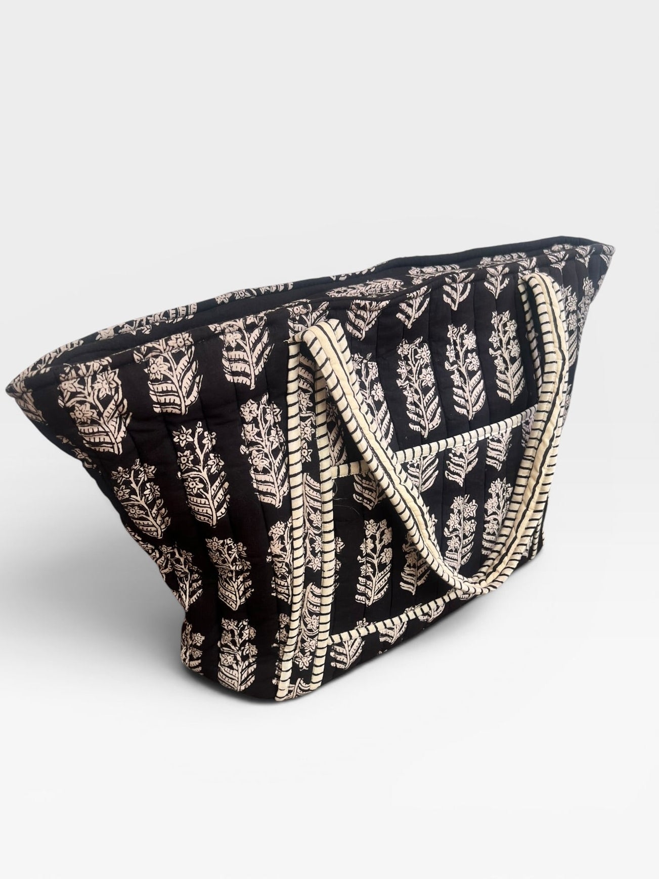The Go Everywhere Block Print Travel Tote