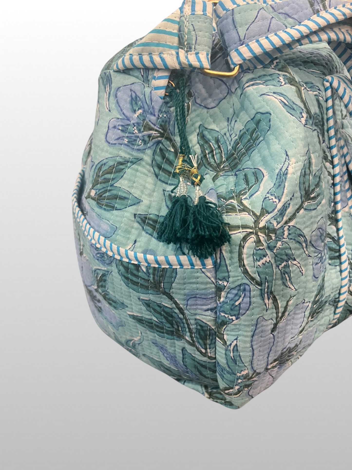 The Block Print Duffel Bag